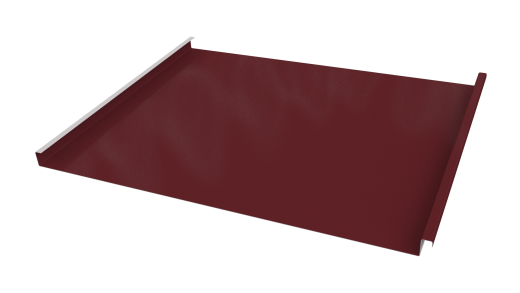 Фальцевая кровля 562/550x0,7 мм, 3005 винно-красный глянцевый