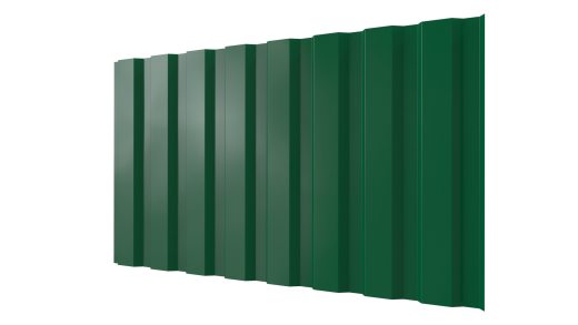 Профнастил С20A 1150/1100x0,45 мм, 6029 мятно-зеленый глянцевый
