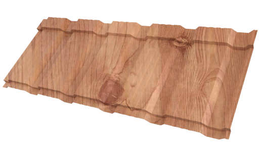 Профиль Пегас 1195/1130x0,45 мм, Золотой орех 3D