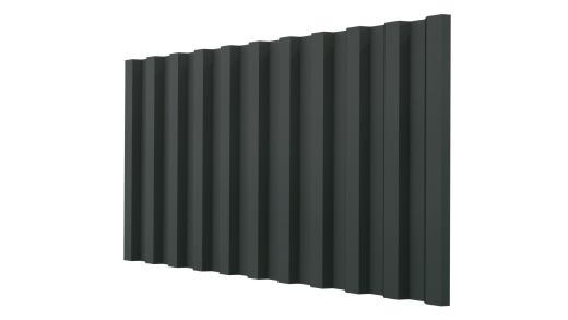 Профнастил С21 1051/1000x0,45 мм, 6009 пихтовый зелёный матовый