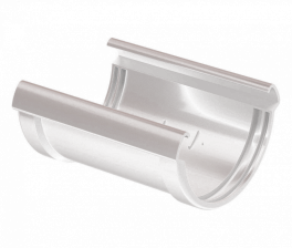 Соединитель желобов 120 мм, 8017 шоколад