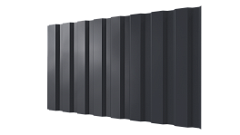 Профнастил С20A 1150/1100x0,3 мм, 7024 графитовый серый глянцевый