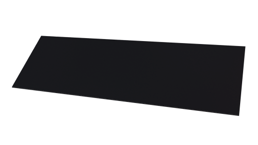 Планка завершающая 65x2000 мм, 9005 черный янтарь глянцевый