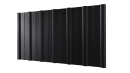Профнастил НС16 1150/1100x0,65 мм, 9005 черный янтарь глянцевый