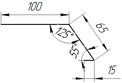 Планка карнизная 100x65x2000 мм, 6029 мятно-зеленый глянцевый