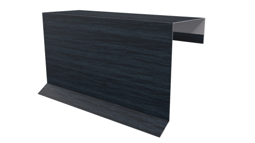 Планка торцевая фальц 65x97 мм, Морион 3D