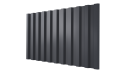 Профнастил С21 1051/1000x0,7 мм, 7024 графитовый серый глянцевый м2.