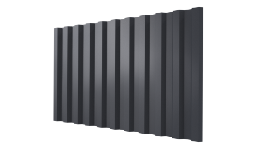 Профнастил С21 1051/1000x0,7 мм, 7024 графитовый серый глянцевый м2.