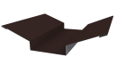 Планка ендовы верхняя 76x76x2000 мм, 8017 шоколадно-коричневый PUR Pruf