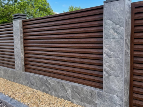 Ламель Хоста 110x0,45 мм, Античный дуб 3D