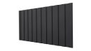 Профнастил С8 1200/1150x0,5 мм, 9005 черный янтарь матовый