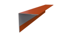 Планка угла наружного 30x30x2000 мм, 2004 оранжевый глянцевый