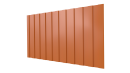 Профнастил С8 1200/1150x0,3 мм, 2011 насыщенный оранжевый глянцевый