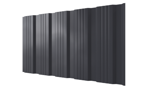 Профнастил К20 1195/1130x0,4 мм, 7024 графитовый серый глянцевый