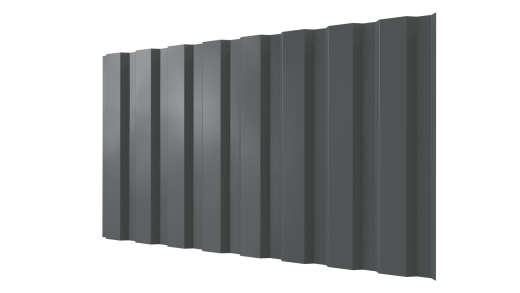 Профнастил С20A 1150/1100x0,4 мм, 7005 мышино-серый глянцевый