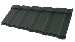 Металлочерепица Каскад 1195/1130x0,5 мм, 6009 пихтовый зелёный матовый