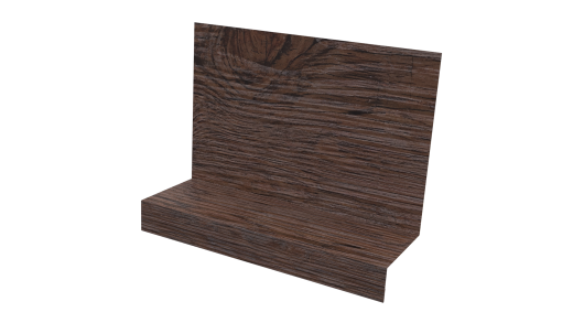Примыкание боковое фальц 25x65x130 мм, Морёный дуб 3D