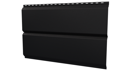 Л-брус 264/240x0,5 мм, 9005 черный янтарь матовый
