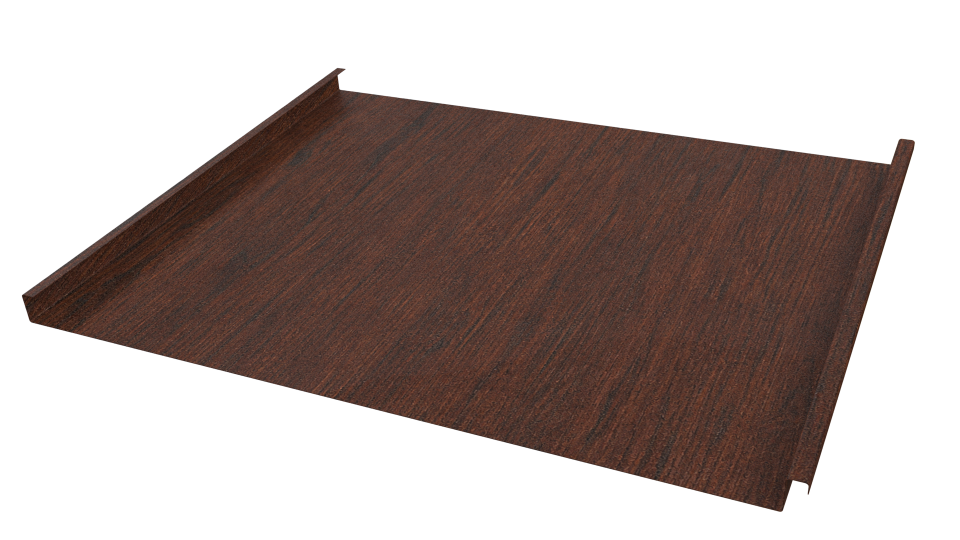 Фальцевая кровля 562/550x0,45 мм, Antique wood