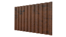 Профнастил С21 1051/1000x0,45 мм, Картэн