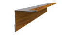 Планка угла внутреннего 30x30x2000 мм, Золотистый дуб 3D