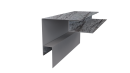 Планка угла наружного сложная 75x75x2000 мм, Морион 3D