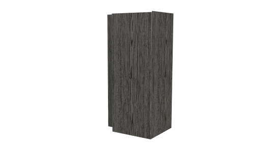 Планка угла наружного сложная Блок-хаус 110x110x2000 мм, Дуб Винтаж 3D
