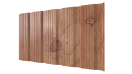 Профнастил К20 1195/1130x0,45 мм, Золотой орех 3D