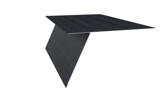Планка карнизная фальц 130x80 мм, Морион 3D