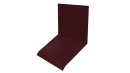 Планка примыкания верхняя к стене фальц 150x130x20 мм, 3005 винно-красный глянцевый