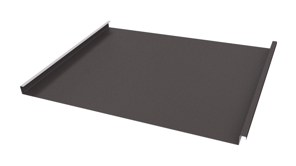 Фальцевая кровля 562/550x0,5 мм, 8019 серо-коричневый матовый