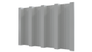 Профнастил Н60 902/845x0,4 мм, 7035 светло-серый глянцевый