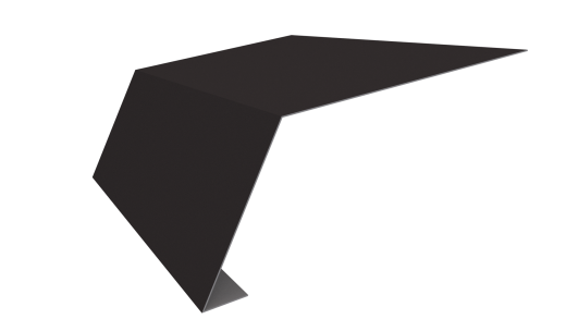 Планка карнизная 100x65x2000 мм, 8019 серо-коричневый глянцевый