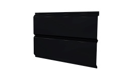 Л-брус 264/240x0,4 мм, 9005 черный янтарь глянцевый