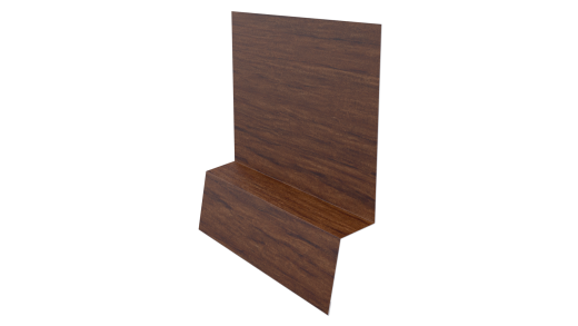 Планка стартовая фальц 135x30x55 мм, Золотой орех 3D