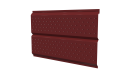 Софит Л-брус перфорированный 264/241x0,5 мм, 3011 коричнево-красный глянцевый