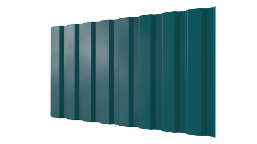 Профнастил С20A 1150/1100x0,5 мм, 5021 водная синь глянцевый