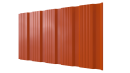 Профнастил К20 1195/1130x0,4 мм эконом, 2004 оранжевый глянцевый