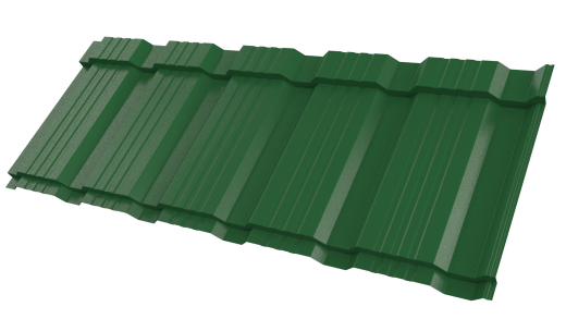 Профиль Пегас 1195/1130x0,4 мм, 6002 лиственно-зеленый глянцевый