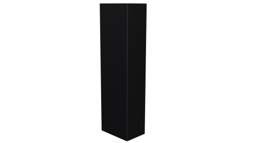 Стойка 40x60x40 мм, 9005 черный янтарь матовый