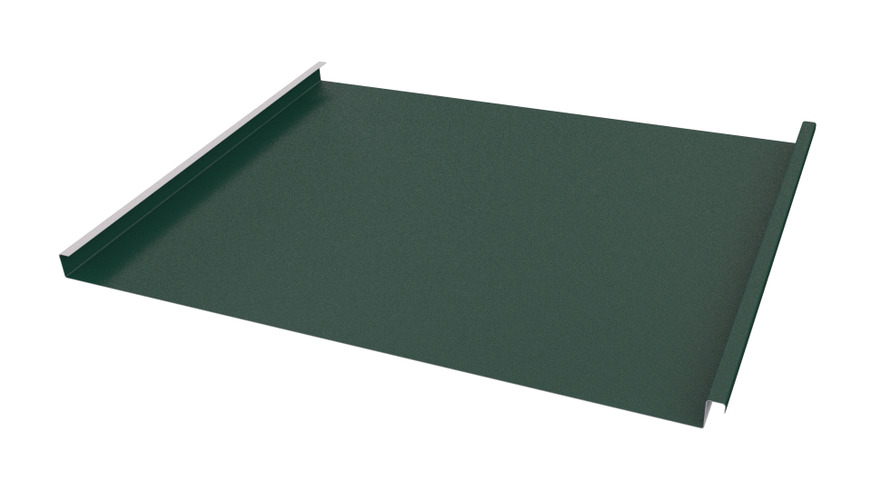 Фальцевая кровля 562/550x0,5 мм, 6005 зеленый мох матовый