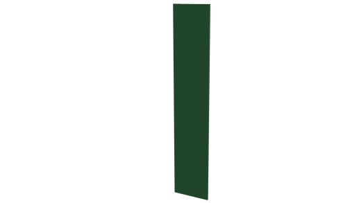 Крепежная планка 10x40x10 мм, 6002 лиственно-зеленый глянцевый
