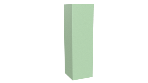 Декоративная накладка угловая 20x60x60x20 мм, 6019 бело-зеленый глянцевый