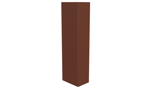 Стойка 40x60x40 мм, 8004 медно-коричневый матовый