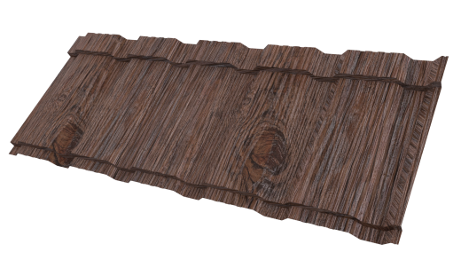 Профиль Пегас 1195/1130x0,45 мм, Морёный дуб 3D