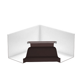 Угол желоба внутренний 90⁰, 8017 шоколадно-коричневый
