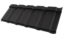 Профиль Пегас 1195/1130x0,45 мм, 9005 черный янтарь матовый