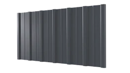 Профнастил НС16 1150/1100x0,45 мм, 7011 железно-серый глянцевый