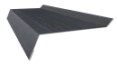Планка примыкания в штробу 20x60x10 мм, Морион 3D
