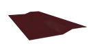 Планка крепёжная фальц 50x17x29 мм, 3005 винно-красный глянцевый